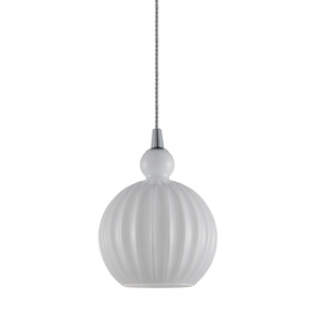 Závěsné svítidlo Italux Biron chrom sklo E27 120 cm PND-8744-1S-OP small 0