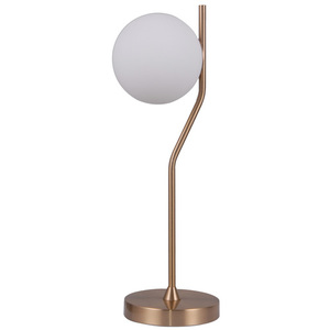 Stolní lampa Italux Carimi bílá/mosazná LED 60 cm TB-3300-1-HBR small 0