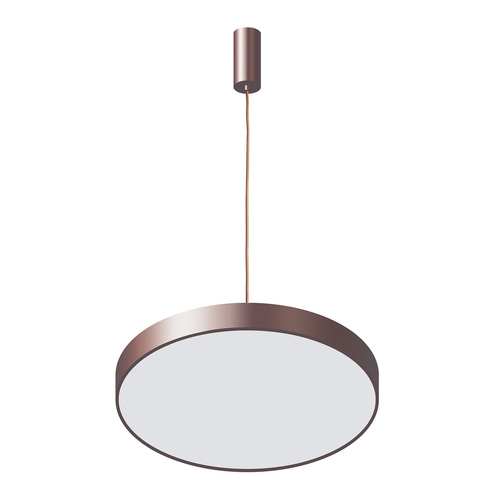 Kontrola Závěsná LED lampa Italux bílá hnědá 40 cm 30W 3000K 1800 lm 5361-830RP-CO-3