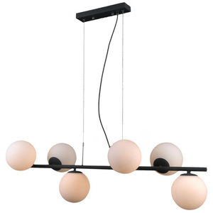 Závěsné svítidlo Italux Raddi 6x LED G9 černá/antracit PND-5510-6-BK small 1
