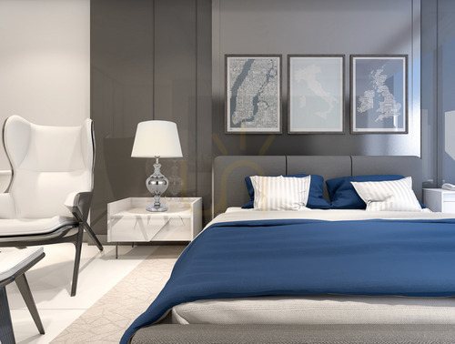 Kontrola Stolní lampa Italux Korrez E27 bílá chrom TB-6620-1