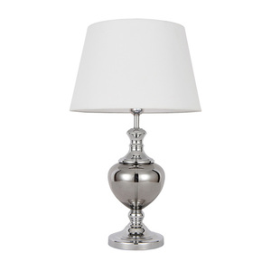 Stolní lampa Italux Korrez E27 bílá chrom TB-6620-1 small 0