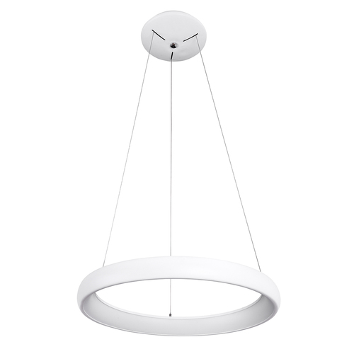 Kontrola Závěsné LED světlo Italux Alessia bílé 51 cm 40W 3000K SKU 5280-840RP-WH-3