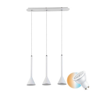 Závěsná lampa Italux Anela WH 3×GU10 bílá pískovaná, FH31793-AJ13 WH small 0