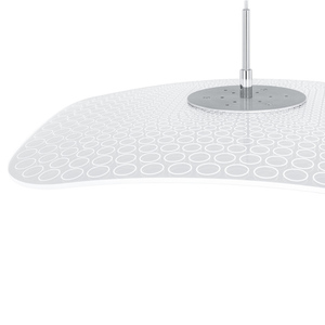 Závěsná lampa Italux Blossom LED 8W 3000K chrom/sklo MD16098002-1A small 4
