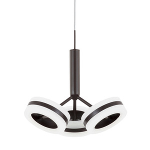 Závěsné LED svítidlo Italux Metis hnědé 14,4W 3000K AD16002-3A COFFEE small 0