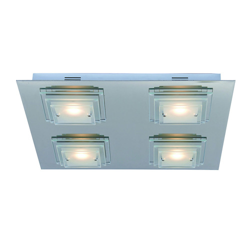 Kontrola Plafon Italux Peppe LED 20W 3000K chrom/sklo 40 cm C0509A CLEAR