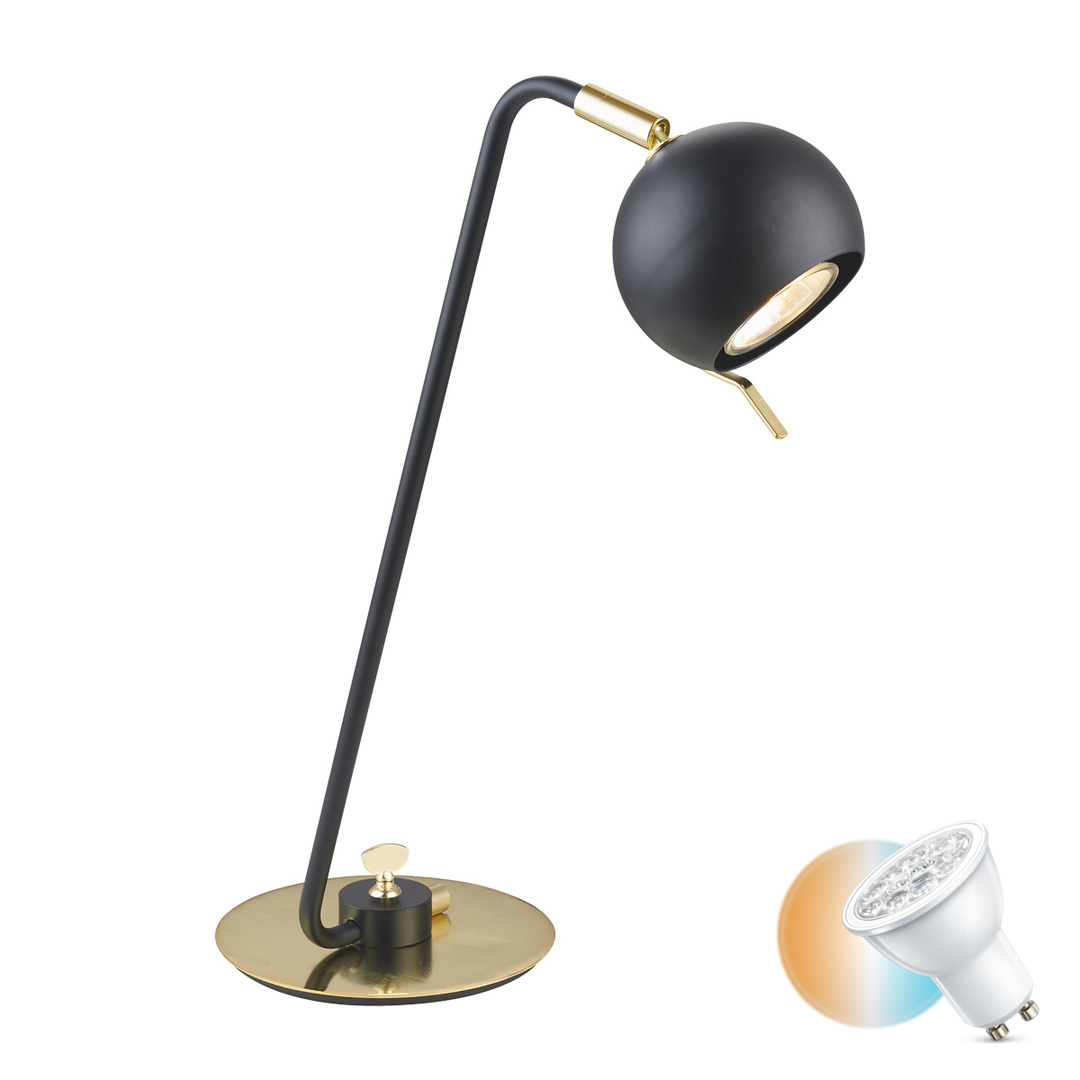 Kontrola Stolní lampa Italux Charissa černá matná GU10 MT-H16049TLK-1-B Stolní lampa Italux Charissa černá matná GU10 MT-H16049TLK-1-B