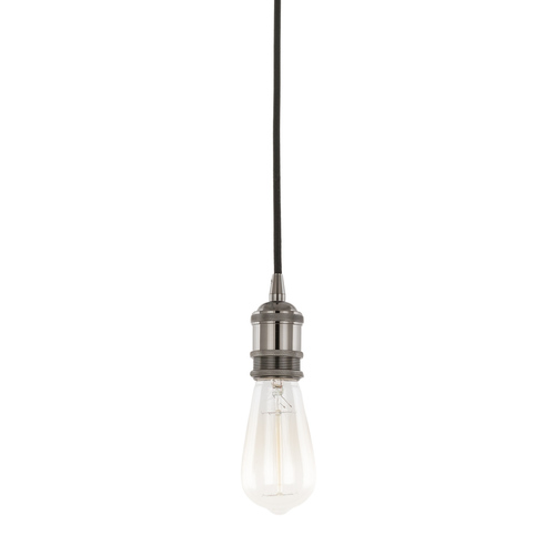Kontrola Závěsná lampa Italux Classo E27 černá DS-M-034 SHINY BLACK