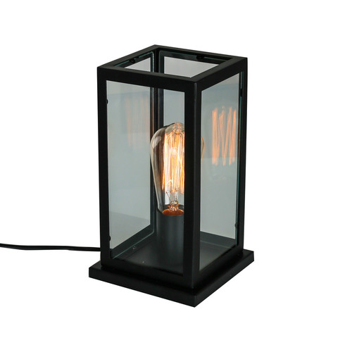 Kontrola Stolní lampa Italux Laverno černá matná E27 MT-202621-1-B