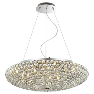 Závěsná lampa Italux Santo 12x G9 crystal chrome 65 cm MA04995CA-012 small 1