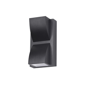 Venkovní nástěnné svítidlo Italux Edgar LED černé 6W IP54 PL-437B small 1