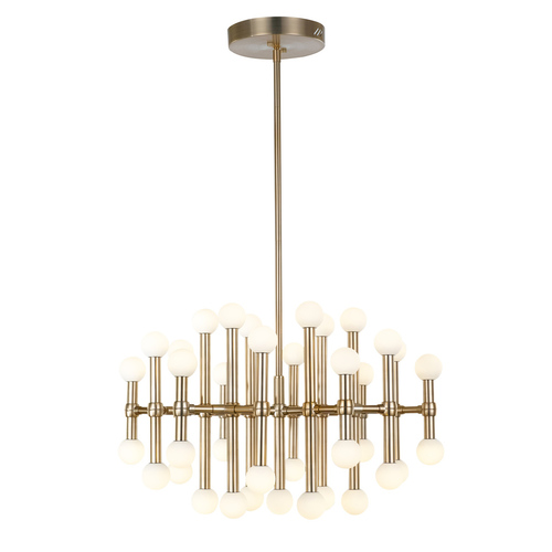 Kontrola Závěsná LED lampa Italux Giovanna 94W bílá/sklo, 70 cm MX16009008-37A B