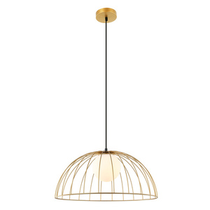 Závěsné svítidlo Italux Louis E27 zlaté 50 cm MDM-3761/1L GD 1 Závěsné svítidlo Italux Louis E27 zlaté 50 cm MDM-3761/1L GD small 1
