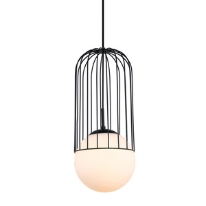 Závěsné svítidlo Italux černé E27 MDM-3940/1 BK small 0