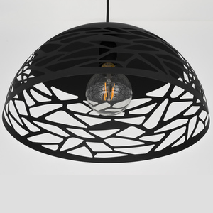Závěsná lampa Italux Armand černá E27 MDM-3025/1L BK small 3