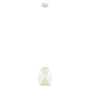 Závěsná lampa Italux Harley E27 bílá MDM-3480/1 W small 1