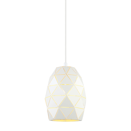 Kontrola Závěsná lampa Italux Harley E27 bílá MDM-3480/1 W