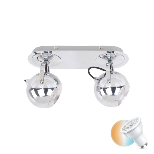 Kontrola Reflektor Italux James CH Chrome GU10 2x50W FH5952-SPX-120