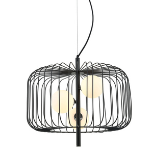 Závěsné svítidlo Italux Daren černé G9 3x žárovka MDM-3936/3 BK small 0