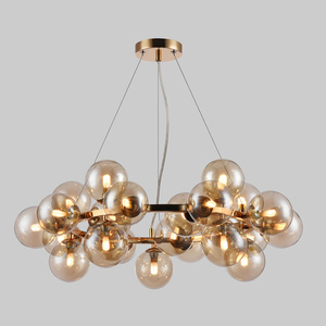 Závěsný lustr Italux Cabella 25x G9 zlatý koňak PND-5252-25-GD-CGN small 1