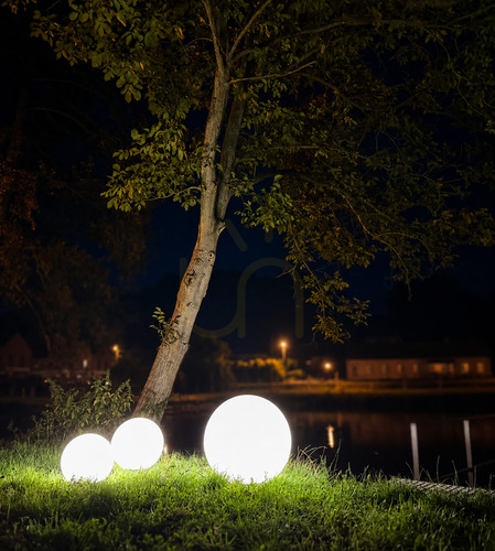 Kontrola Sada zahradních koulí Luna Ball White, 30/40/50 cm, LED E27, LBS304050